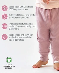 butterblu Baby Boys' or Girls' Drawstring Jogger Pants, 4-Pack