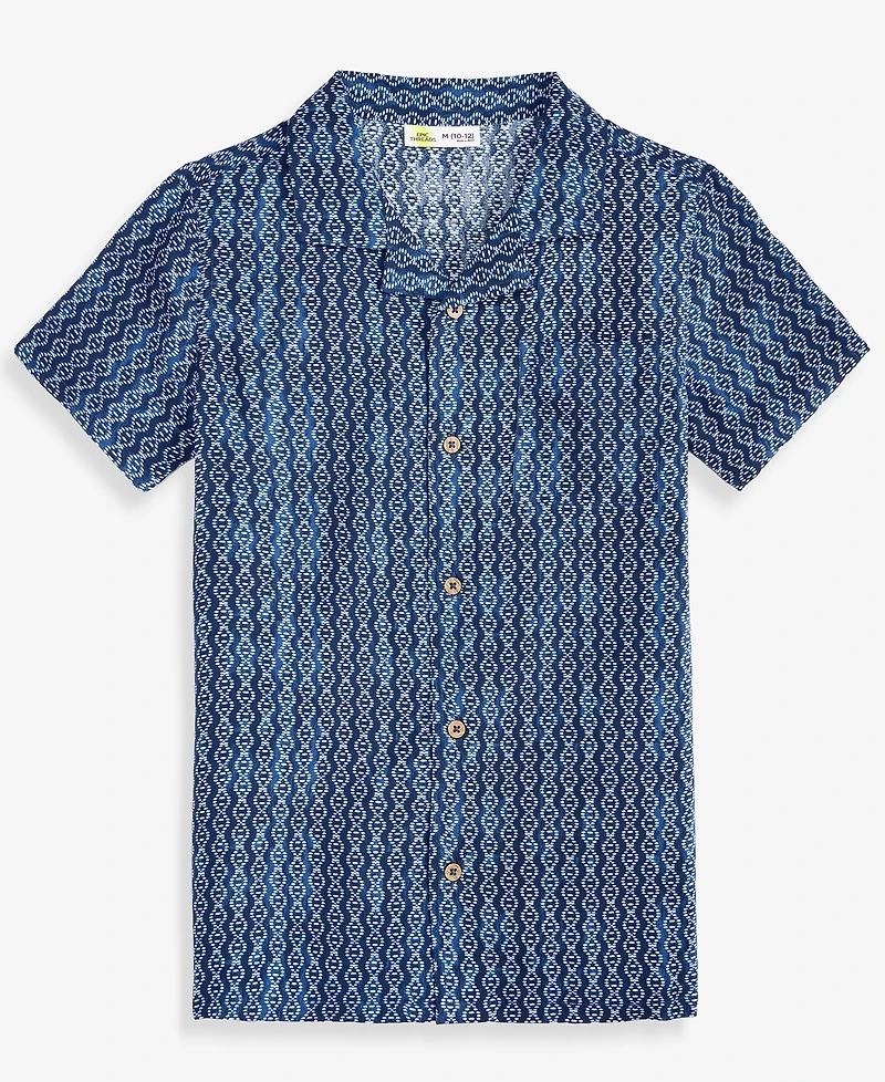 Epic Threads Boys' 5-20 Ikat Button-Down Shirt, Macy's Exclusive