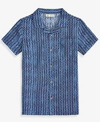 Epic Threads Boys' 5-20 Ikat Button-Down Shirt, Macy's Exclusive
