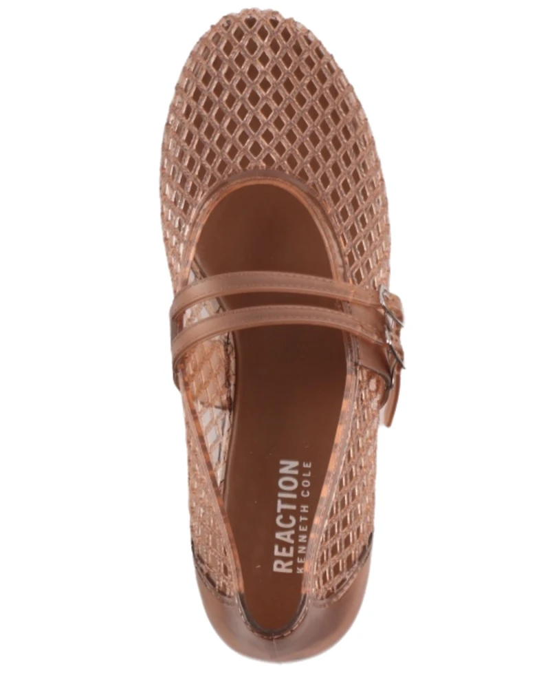 Kenneth Cole Reaction Women's Malibu Jelly Mesh Mary Jane Flats