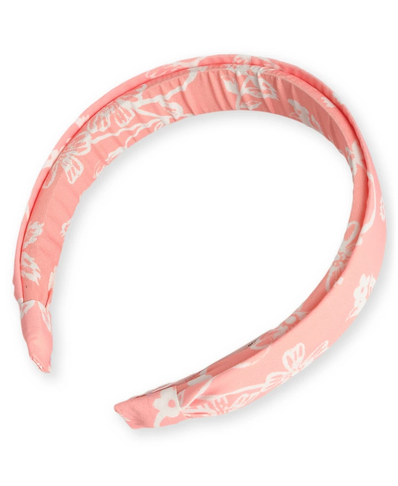 Scotch & Soda Girls' 7-14 Floral-Print Crochet-Trim Sleeveless Romper and Headband, 2-Piece Set