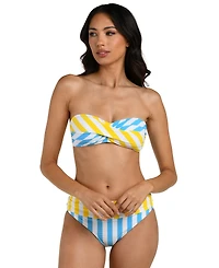 La Blanca Women's Coastal Club House Twist Front Bikini Top