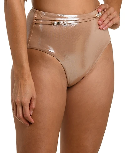 La Blanca Women's High-Waist Hipster Swim Bottoms