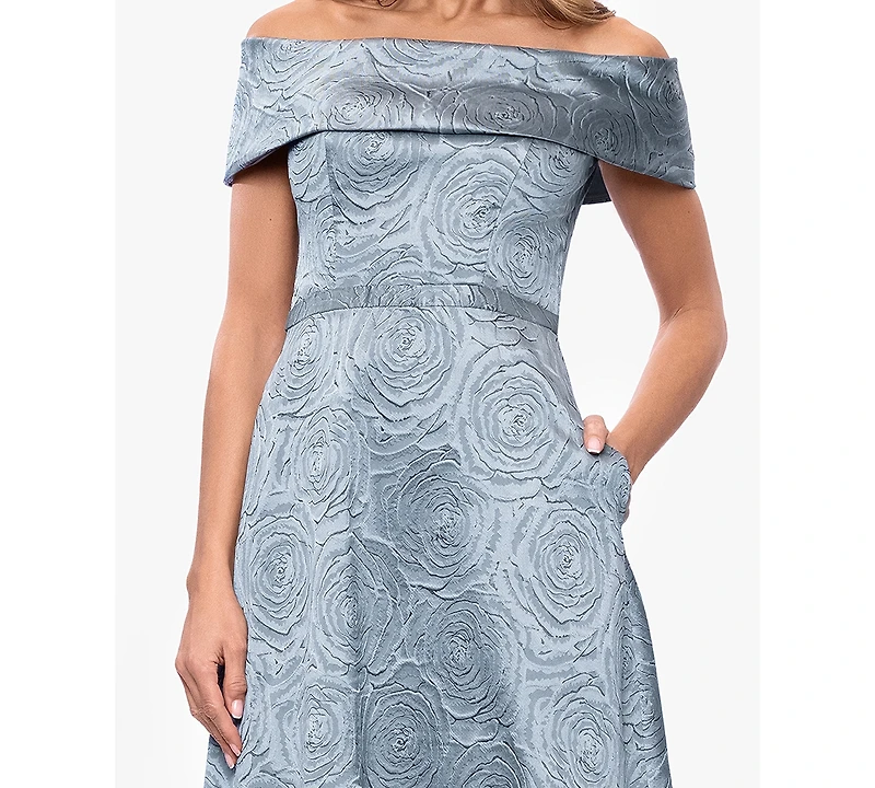 Xscape Women's Off-The-Shoulder Ball Gown