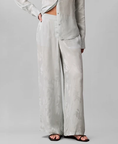 Calvin Klein Women's Wide-Leg Pull-On Pants