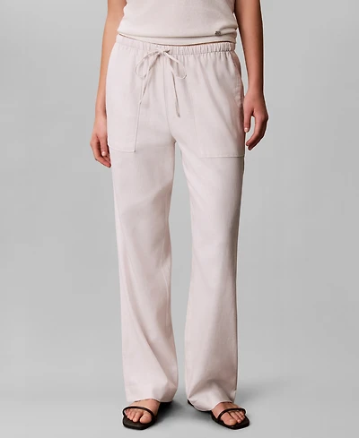 Calvin Klein Women's Blend Pull-On Wide-Leg Pants