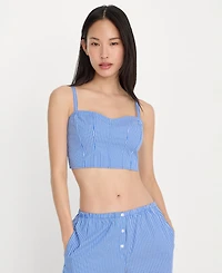 Good American Women's Sleeveless Cami Top, Regular & Plus