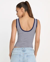 Good American Women's Scoop Neck Tank Top, Regular & Plus