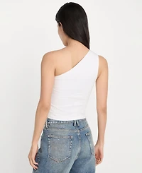 Good American Women's One-Shoulder Top, Regular & Plus