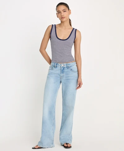 Good American Women's Vintage Low-Rise Jeans