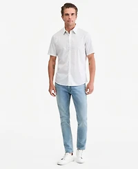 Michael Kors Men's Slim-Fit Performance Floral Short-Sleeve Shirt