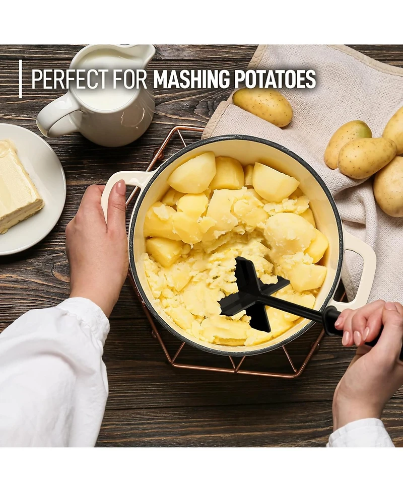 Ground Beef Chopper Tool Hamburger Smasher - Meat For