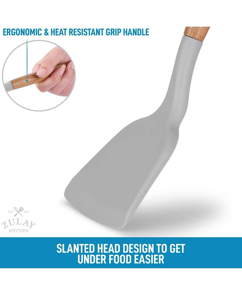 Zulay Kitchen Premium Silicone Spatula
