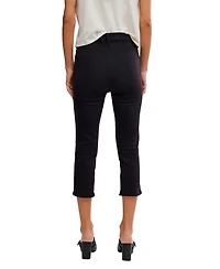 Free People Women's Slim-Fit Cropped Jeans