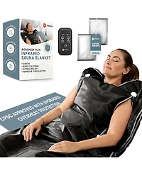 LifePro Infrared Sauna Blanket Full Body – Portable Home with Adjustable Heat & Timer for Detox Relaxation (Regular)