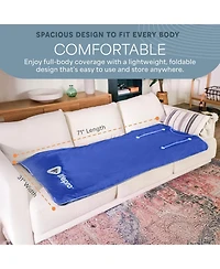 LifePro Sauna Blanket for Detoxification - Portable Far Infrared Sauna for Home Detox Calm Your Body and Mind (Regular Pink)