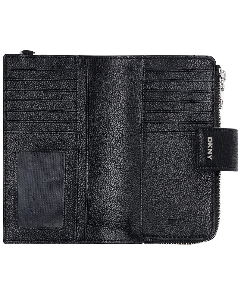 Dkny Boxed Lilah Snap Closure Flap Mini Wallet