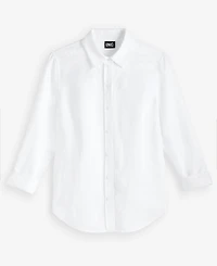I.n.c. International Concepts Petite Button-Front Long-Sleeve Shirt, Macy's Exclusive