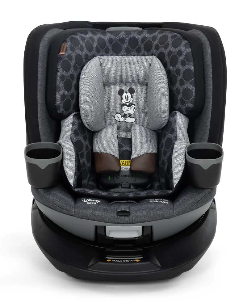 Disney Baby and Toddler Turn and Go 360° Rotating All-in-One Convertible Car Seat