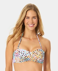 Anne Cole Women's Liz Twist Bandeau Neck Swim Bikini Top