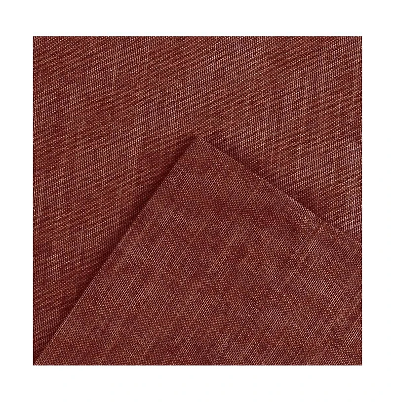 Ellis Curtain Lisa Solid Color Poly Cotton 1.5" Rod Pocket Duck Fabric Stylish Tailored Valance 58" x 15"