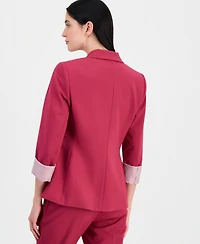 Tahari Asl Women's Two-Button Peak-Lapel Blazer