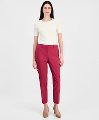 Tahari Asl Women's Shannon Straight-Leg Ankle Pants