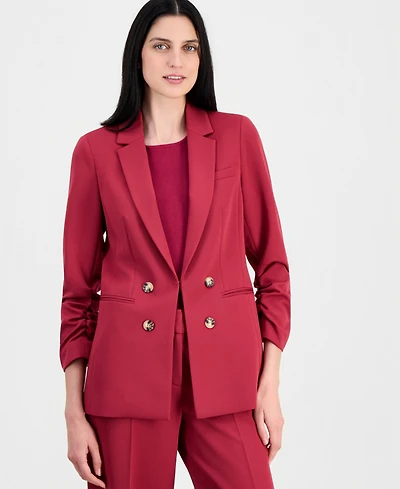 Tahari Asl Women's Faux Double-Breasted Jacket