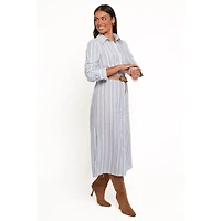 Petal and Pup Women's Caprice Long Sleeve Button Down Maxi Dress