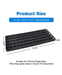 Gse Games & Sports Expert Bingo Master Board for 7/8" Bingo Balls