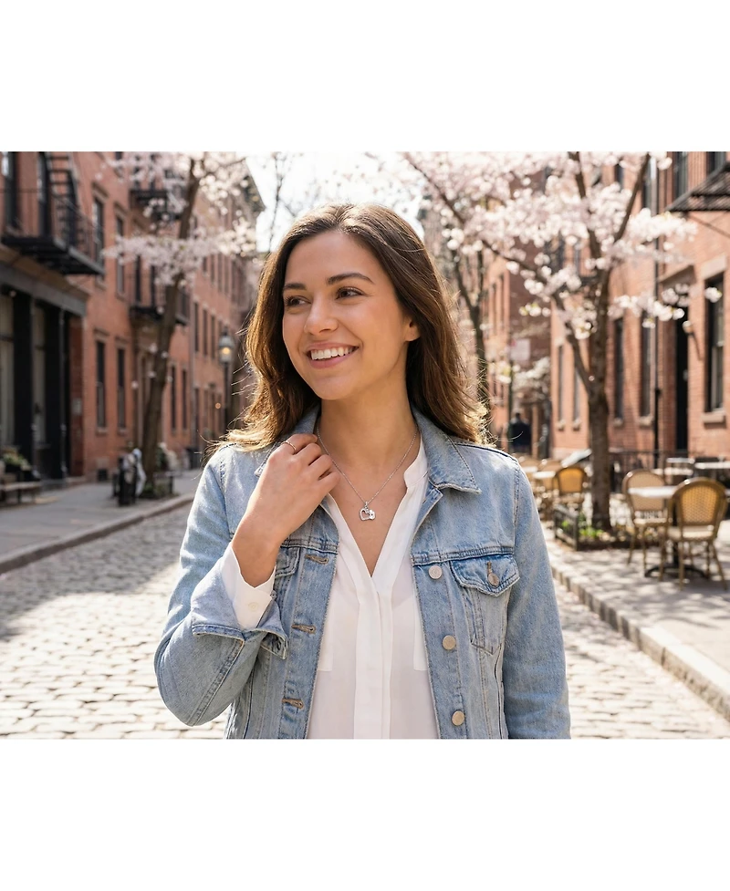 Bling Jewelry Heart Shape Rn Cap Nurse Dangle Bead Charm For Charm Bracelet .925 Sterling Silver