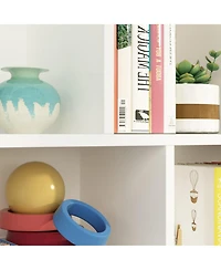 Homsee Wooden 10-Shelf Freestanding Standard Bookcase