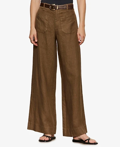 Sanctuary Women's The Linen Marine Wide-Leg Pants