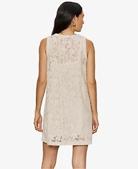 Sanctuary Women's Sleeveless Lace Tank Mini Dress