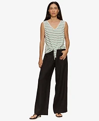 Sanctuary Women's The Linen Marine Wide-Leg Pants