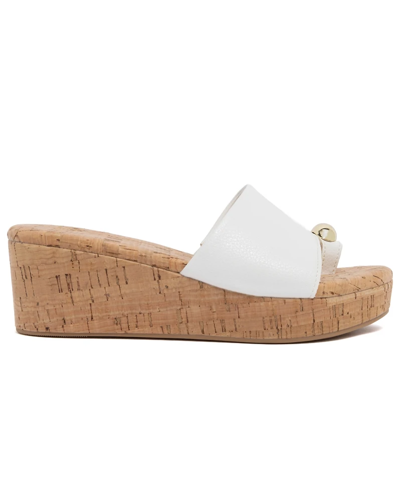 Jones New York Women's Junely Slip-On Platform Sandals