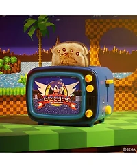 Uncanny Brands Sonic the Hedgehog Retro Tv Toaster with Light Up Frame