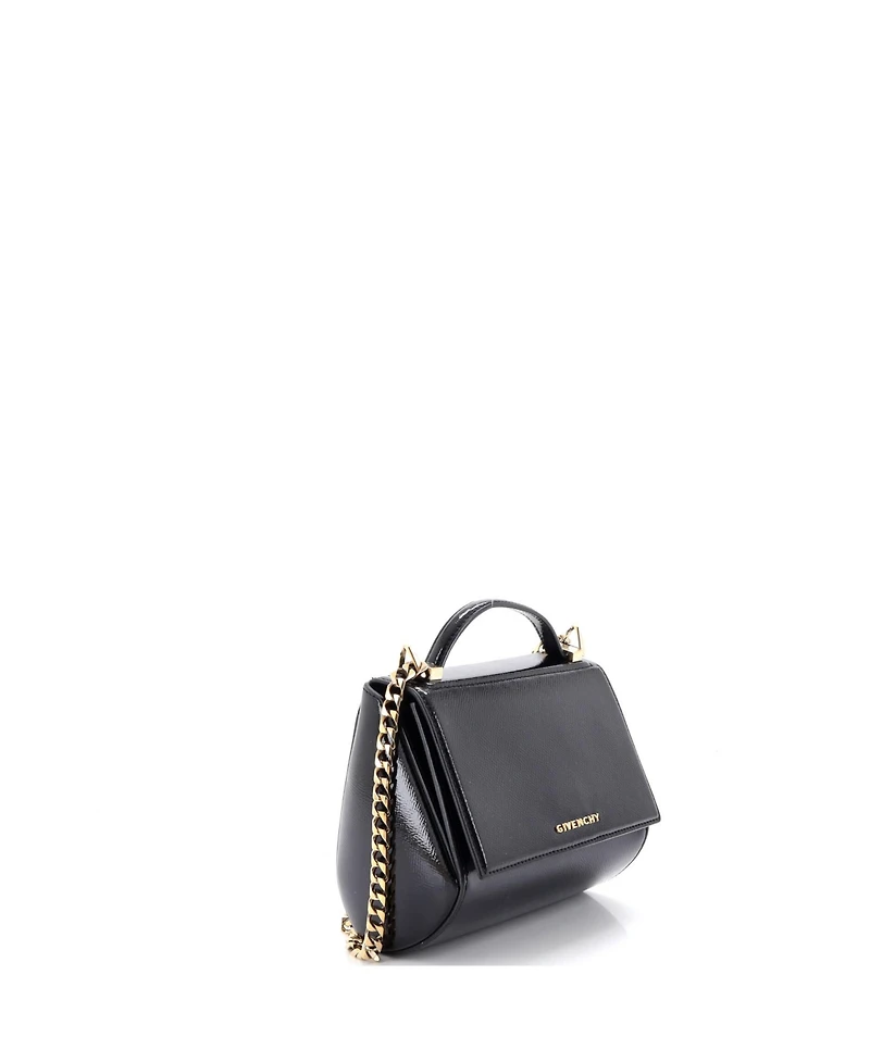 Pre-Owned Givenchy Mini Chain Pandora Box Bag Patent