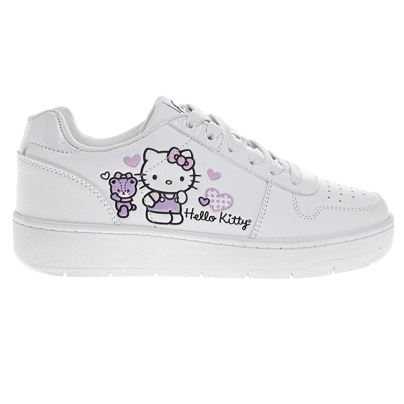 Hello Kitty Little and Big Girls Lace Up Sneakers