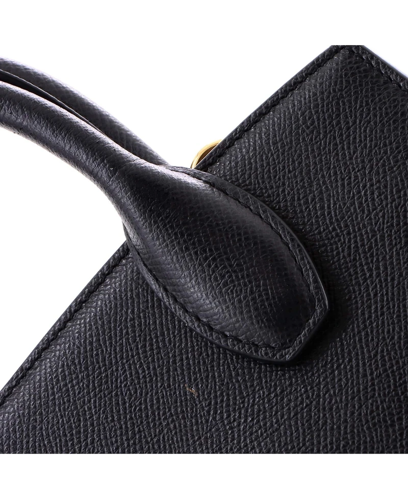 Pre-Owned Salvatore Ferragamo Small Studio Box Satchel Leather