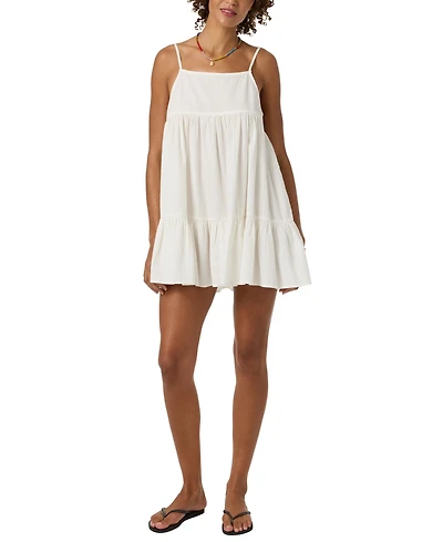 O'Neill Women's Rilee Square Neck Cover-Up Mini Dress