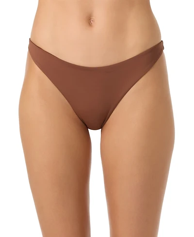 O'Neill Women's Saltwater Flamenco Solid Cheeky Coverage Swim Bottoms