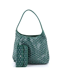 Pre-Owned Goyard Boheme Hobo Coated Canvas