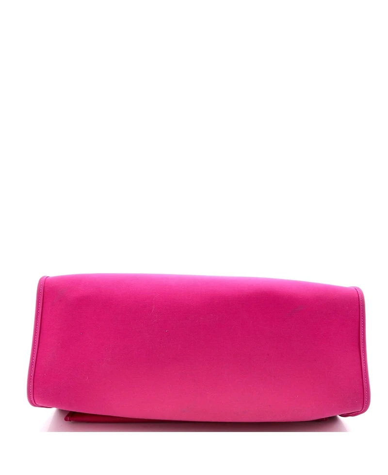 Pre-Owned HERMES 39 Herbag Zip Leather and Toile