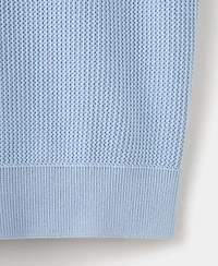 Mango Men's Cotton Knitted Structure Polo Shirt