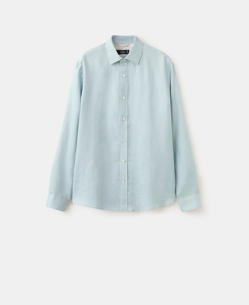 Mango Men's Regular-Fit Linen Shirt