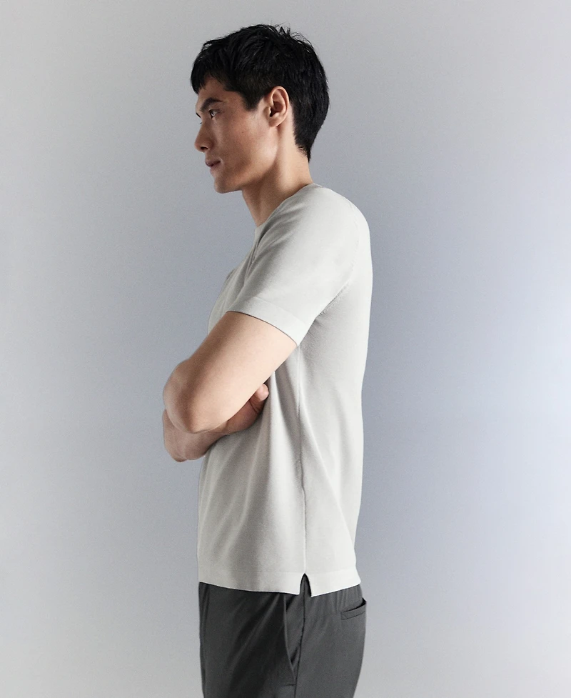 Mango Men's Comfort Stretch Jersey T-Shirt