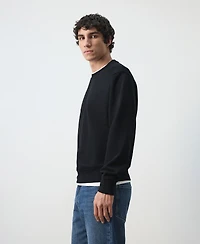 Mango Men's Cotton Regular-Fit Sweatshirt