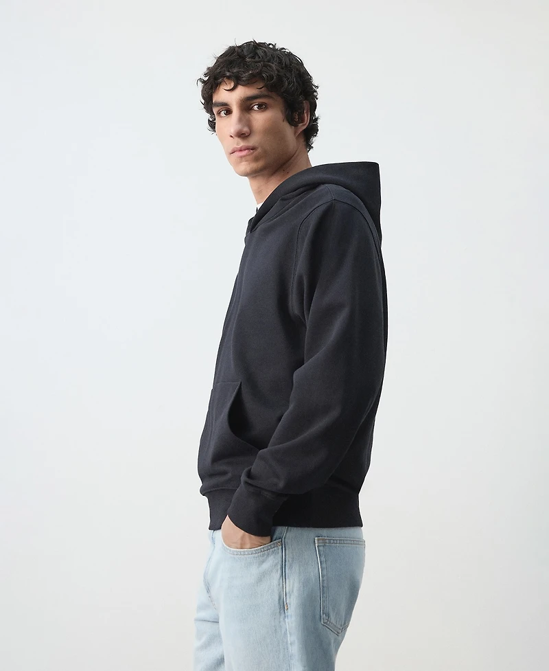 Mango Men's Cotton Hooded Sweatshirt