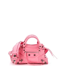 Pre-Owned Balenciaga Xs Neo Cagole City Bag Leather